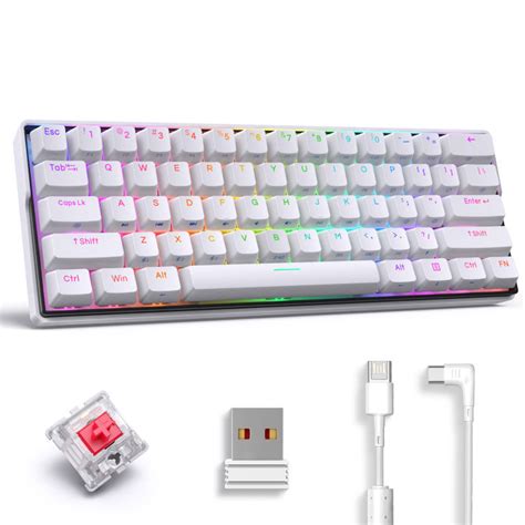 Kemove K61 Mechanical Keyboard RGB Backlit Hot Swappable Wired Keyboard