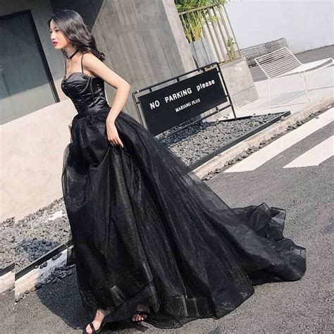 Black Wedding Dresses Gowns And Veils