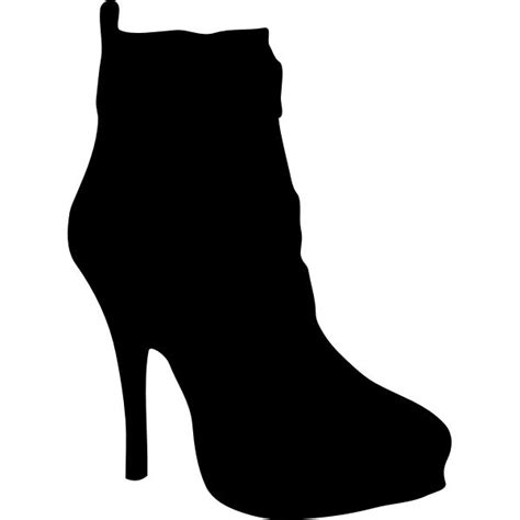 Silhouette boot vector clip art | Free SVG in 2024 | Boots, Silhouette, Vector