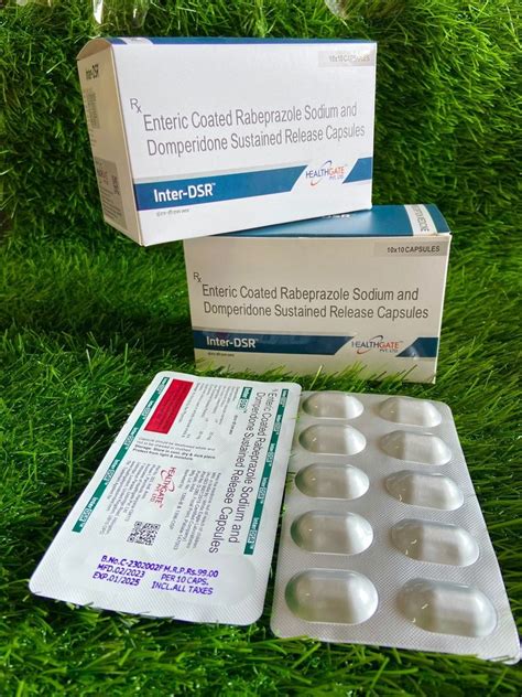 Inter Dsr Rabeprazole Sodium Domperidone Capsule Healthgate X