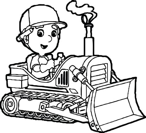 Backhoe Coloring Pages Printable