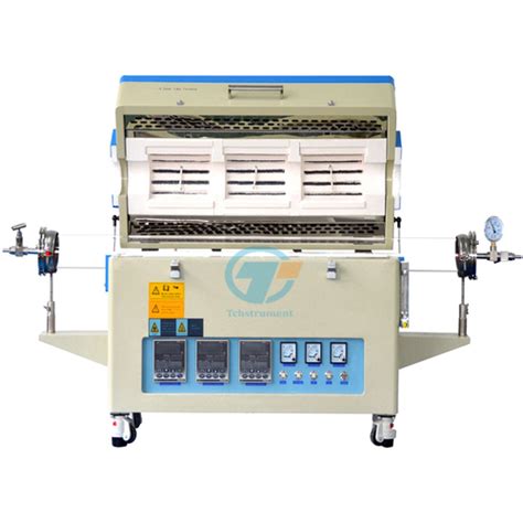 1200c Three Zones Vacuum Tube Furnace With 3 Heating Zones At Best