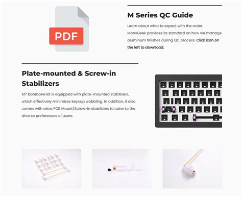 Monsgeek M Via Rgb Hot Swappable Wired Mechanical Keyboard Diy Kit