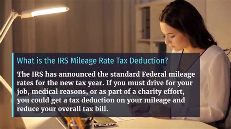 What Is The IRS Mileage Rate Tax Deduction For 2020 2021 YouTube