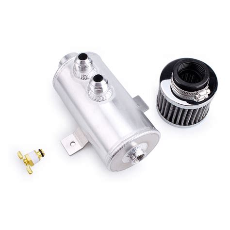 An Ml Oil Catch Can Reservoir Tank Aluminum With Breather Filter