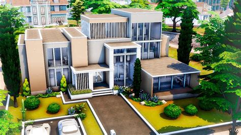 MANSÃO MODERNA JOGO BASE THE SIMS 4 NOCC YouTube