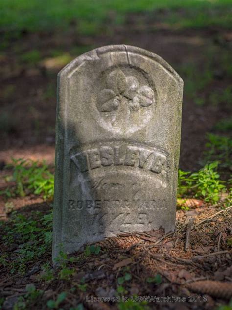 Franklin Cemetery Headstones Southfield Township Oakland County Michigan