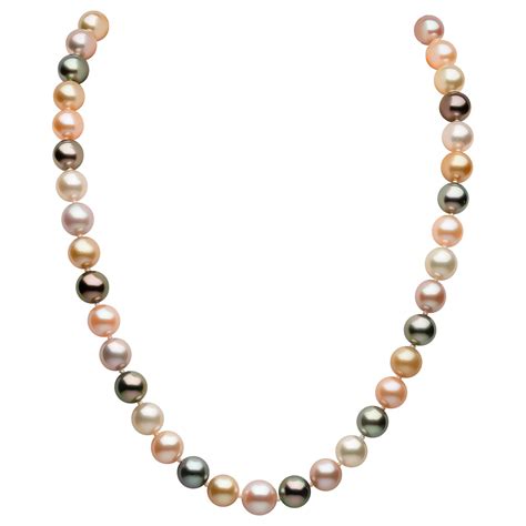 Yoko London Baroque Tahitian South Sea And Pink Freshwater Pearl