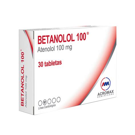 Betanolol Mg Tabletas Farmaciard