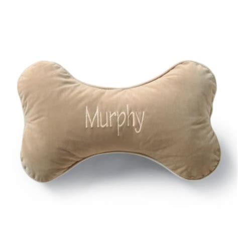 Personalized Bone Dog Pillow | Frontgate