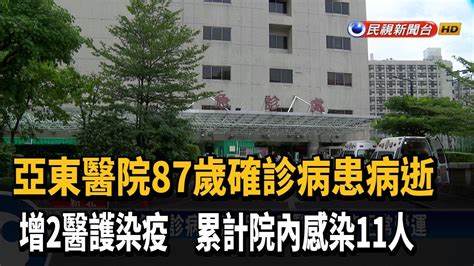 亞東醫院增2醫護染疫 87歲確診病患病逝－民視新聞 Youtube