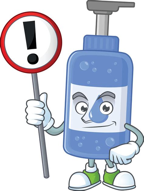 Handsanitizer Cartoon Character Vector Art At Vecteezy