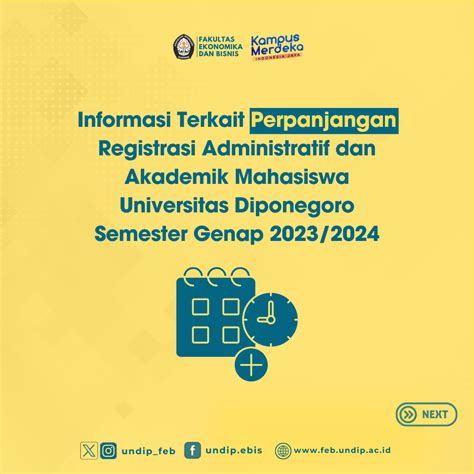 Informasi Terkait Masa Perpanjangan Registrasi Administratif Dan