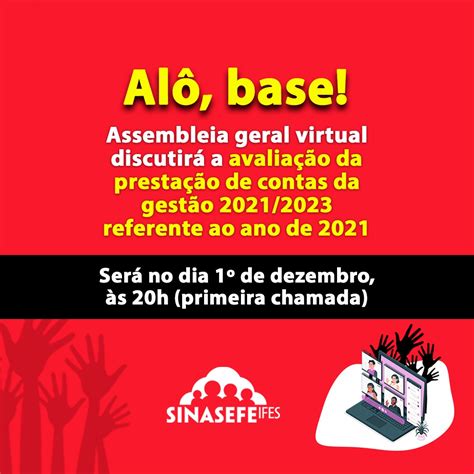 Assembleia Geral Virtual Discutirá A Avaliação Da Prestação De Contas