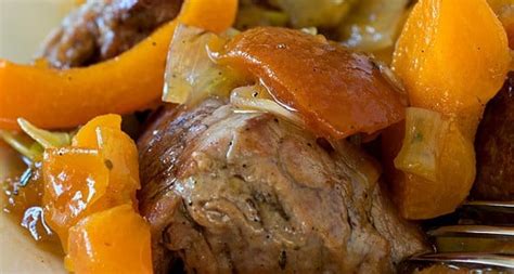 Pork Tenderloin Tips with Apricot Sauce - A Family Feast®