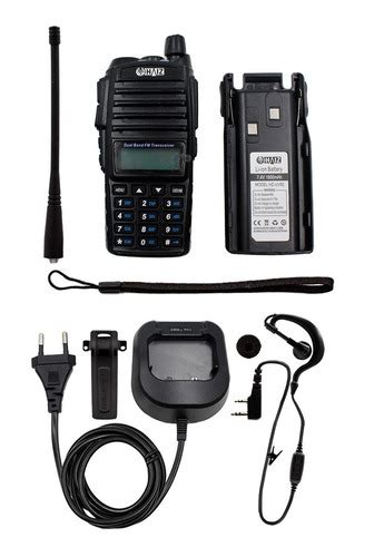 Kit C 10 Rádios Ht Comunicador 5w Haiz Uv82 Vhf Uhf Fm Full