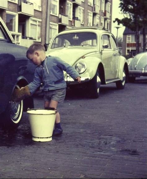 Holland The Hague Around Volkswagen Beetles Vintage Volkswagen