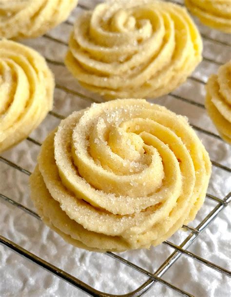 Easy Piped Butter Cookies