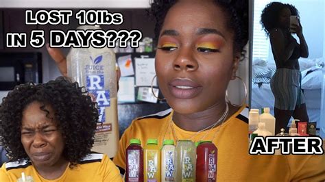 I Lost 10 Pounds In 5 Days 5 Day Juice Cleanse Vlog Theadetomi Youtube