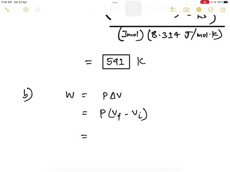 Solved Three Moles Of An Ideal Monatomic Gas Expands At A Constant