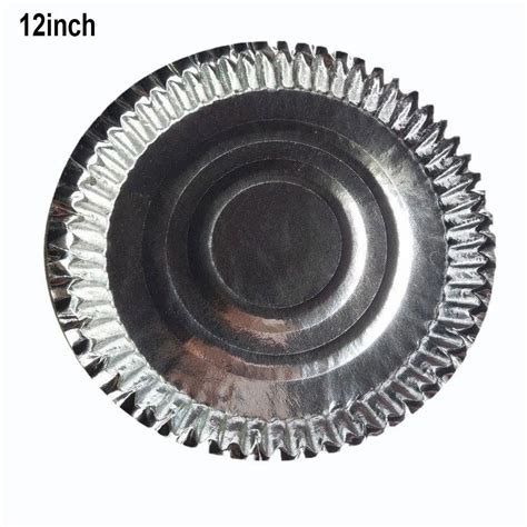 Inch Disposable Silver Foil Paper Plate At Rs Piece Bengaluru