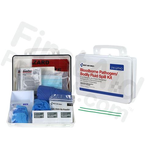 Bloodborne Pathogen And Bodily Fluid Spill Kit For Sale D E Gemmill