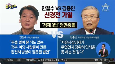 핫플 안철수 Vs 김종인 신경전야권연대 주도권 밀당 동영상 Dailymotion