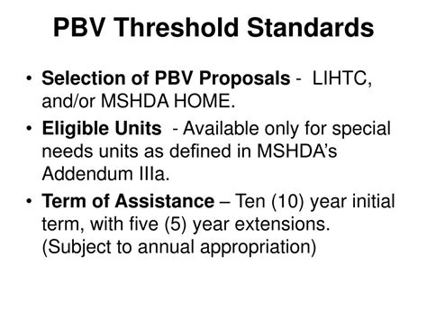 Ppt Permanent Supportive Housing With Project Based Voucher