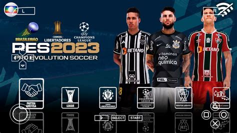 EFootball PES 2023 PPSSPP SUL AMERICANO E LIBERTADORES