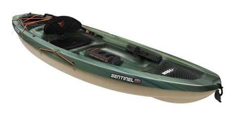 Pelican Kayak Sentinel X Angler Black Green Khaki Pies Meses Sin