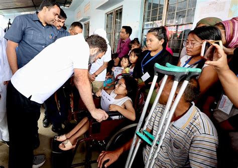 Rahul Gandhi Concludes His Two Day Visit To Violence Hit Manipur