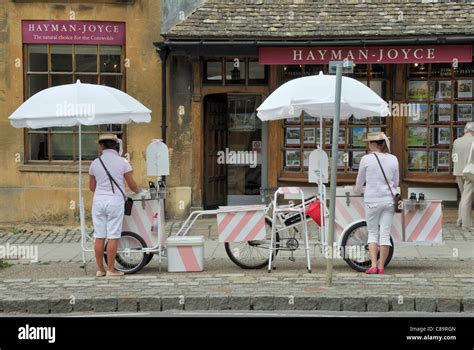 Ice Cream Sellers Village Green Main Street Broadway Village West