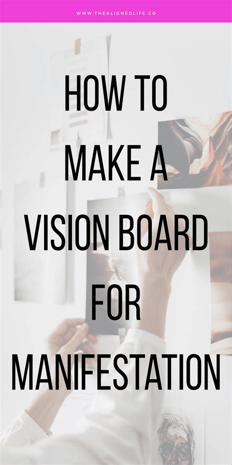 How To Make A Vision Board In 2025 For Manifestation | The Aligned Life