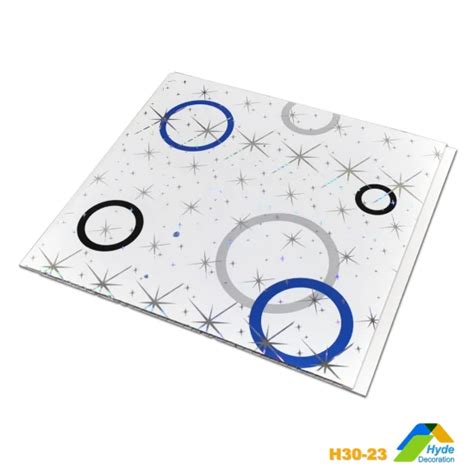 Hot Stamping Wall Panels PVC Cladding Bathroom Plastic False Ceiling Price Ceiling Board