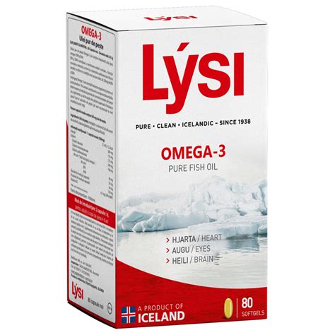 Lysi Omega 3 X 80 Capsule