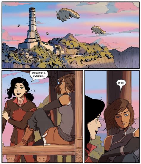 Drawn To Comics Legend Of Korra Turf Wars Answers Your Korrasami Prayers By Being Really Gay