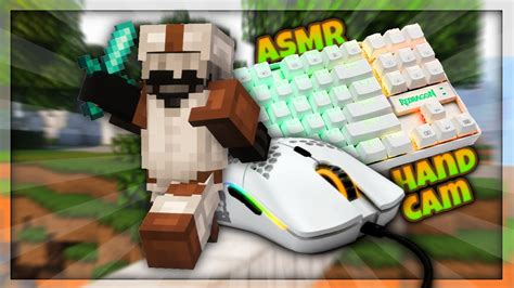 Keyboard Mouse Asmr Sounds Handcam Hypixel Bedwars Youtube