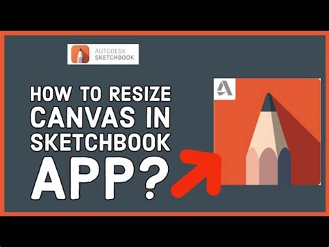 How To Resize Canvas In Sketchbook App Youtube