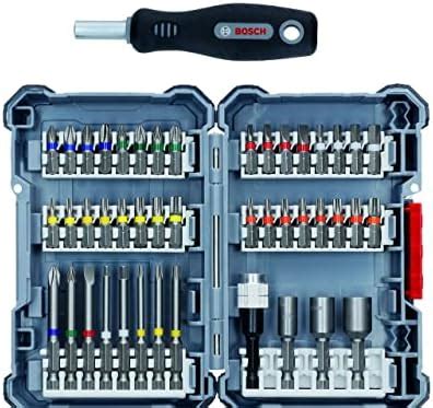 Bosch 46pc Screwdriver Bit And Nutsetter Set PH PZ Hex T S