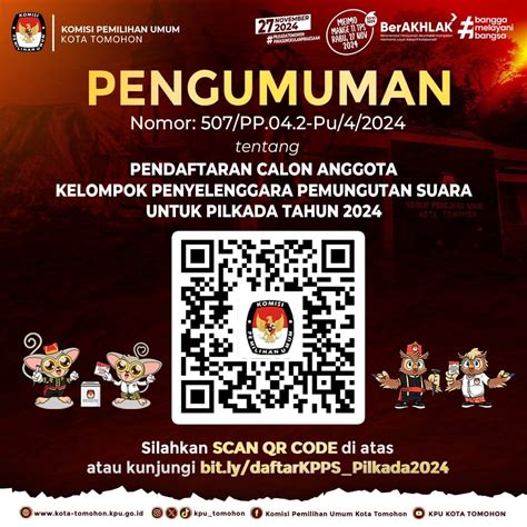 Ayo Daftar KPU Kota Tomohon Buka Rekrutmen Calon Anggota KPPS Untuk