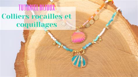 Tutoriel Diy Collier Perles De Rocailles Et Pendentifs Coquillage Un Bijou Fun Pour Lété