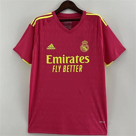 Nova Camisa Real Madrid Goleiro Rosa Torcedor Masculina