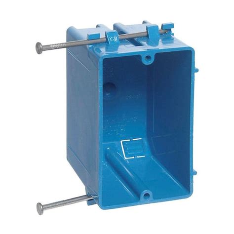 Carlon Gang Cu In Blue Pvc New Work Electrical Switch And Outlet