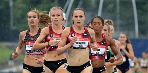 Shelby Houlihan back training at Nike “Restrictions end Thursday