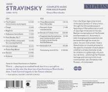 Igor Strawinsky Klavierwerke 2 CDs Jpc