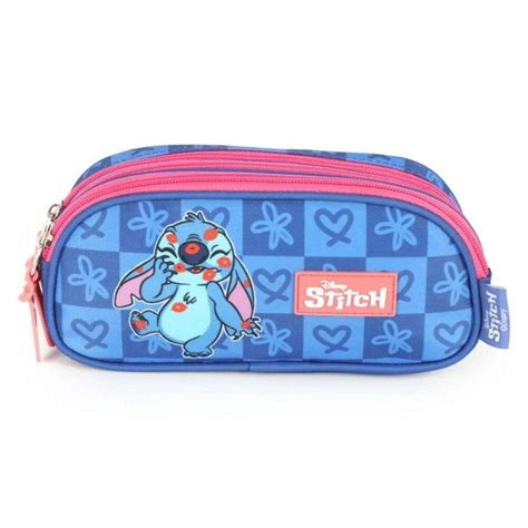 Estojo Do Stitch Azul