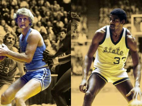 Magic Johnson And Larry Bird In College