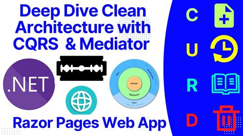 Clean Architecture With Razor Pages Web Apps Curd Cqrs Mediator Youtube