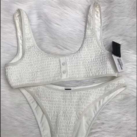 Kendall Kylie Swim New Wtagkendall Kylie Optic White Bikini Xl