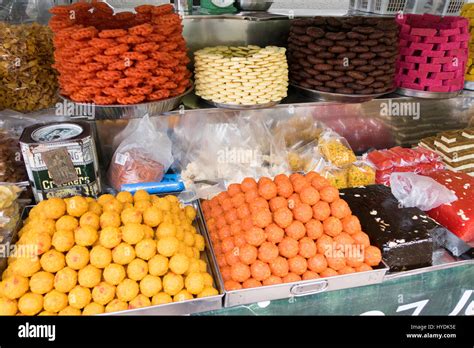 Traditional Malaysian Snacks And Treats Kuala Lumpur Malaysia Stock